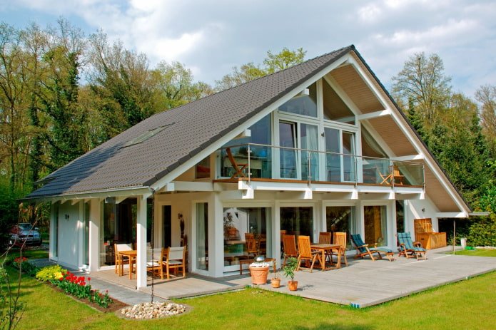 Fachwerkhaus mit Terrasse