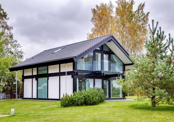 kleines Haus im Fachwerkstil