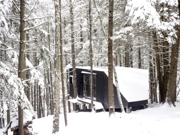 Haus im Winter
