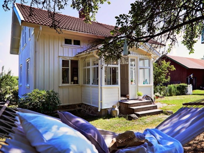 Landhaus im skandinavischen Stil