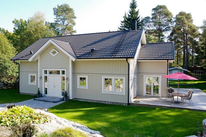 Landhaus im skandinavischen Stil