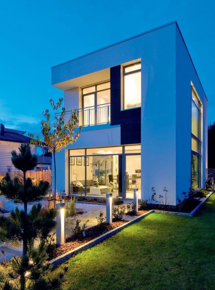 Kleines Haus im Hightech-Stil