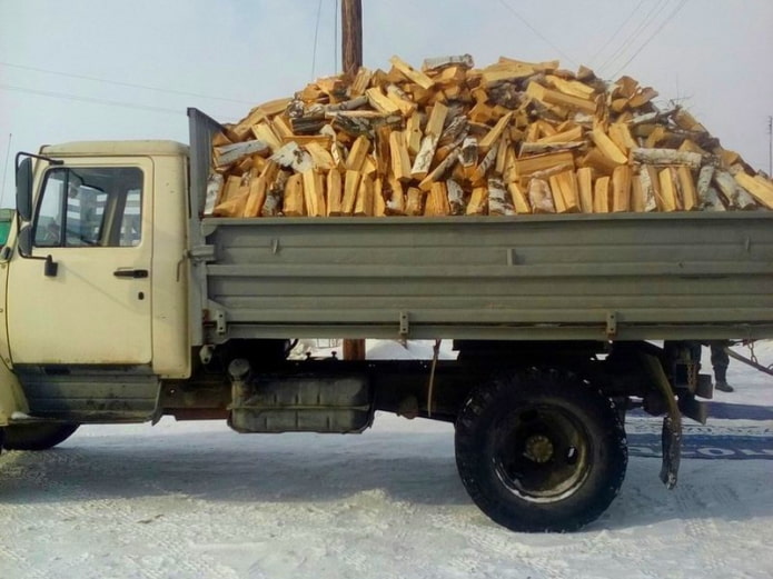 Brennholzwagen