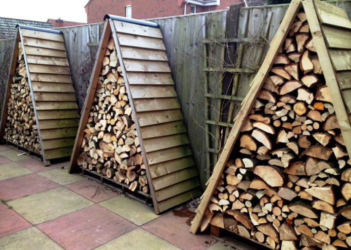 Holzschuppen in Form eines Hauses