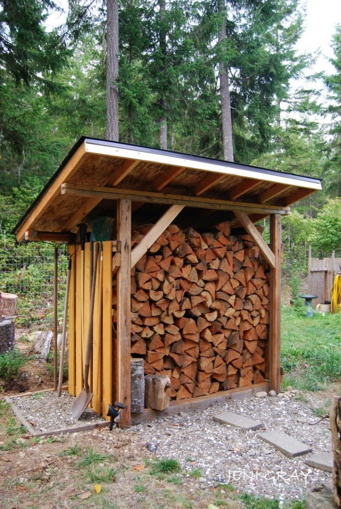 Holzschuppen