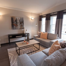 Wohnzimmerdesign mit zwei Sofas-2