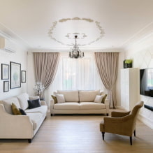 Wohnzimmerdesign mit zwei Sofas-3