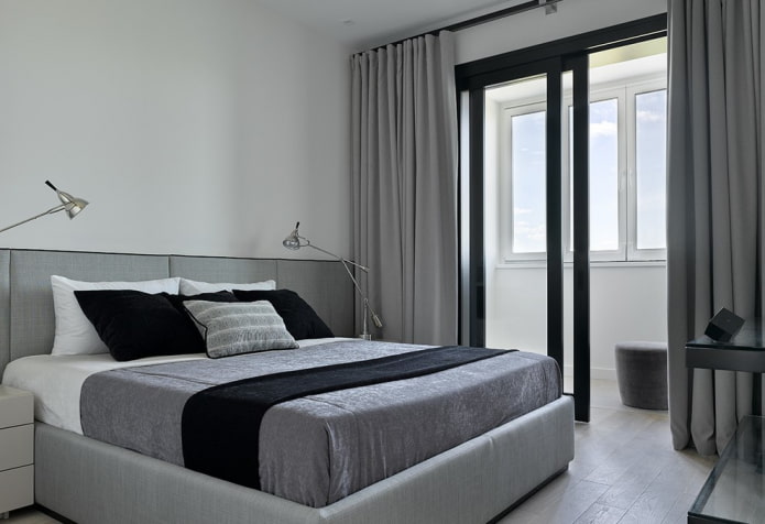Balkon-Abteiltüren im Innenraum