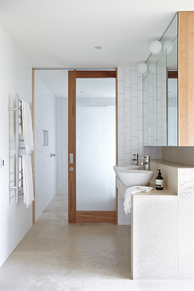 Fachtüren im Badezimmer