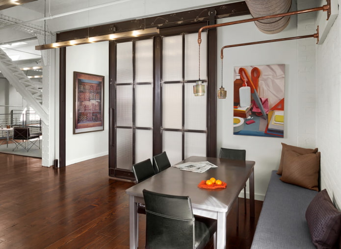 Fachtüren im Loft-Stil