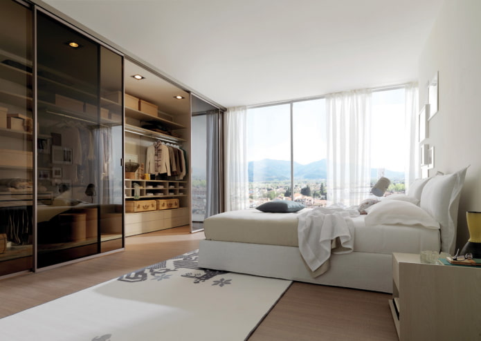 Ankleidezimmer-Design im modernen Stil