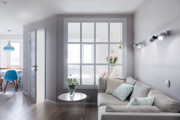 Wohnzimmer im Flur