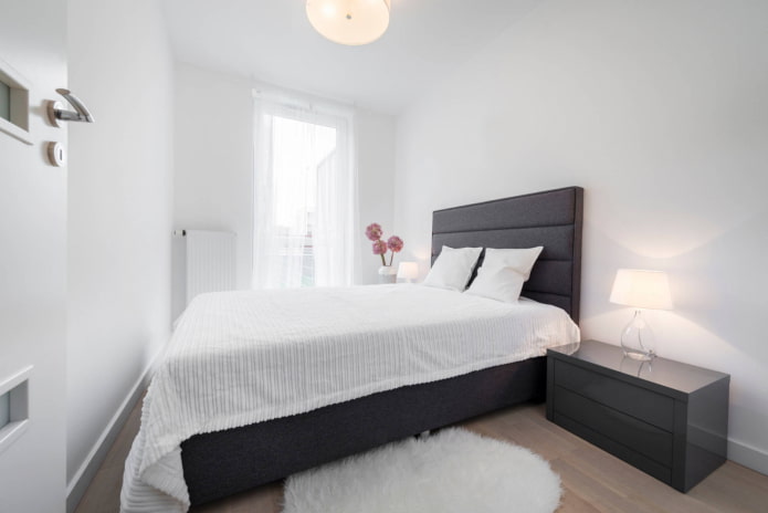 Minimalistisches Schlafzimmer