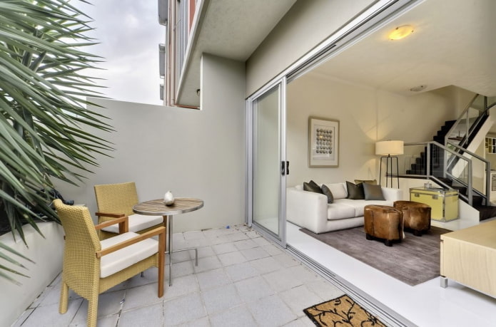 Innenarchitektur einer Maisonette-Wohnung