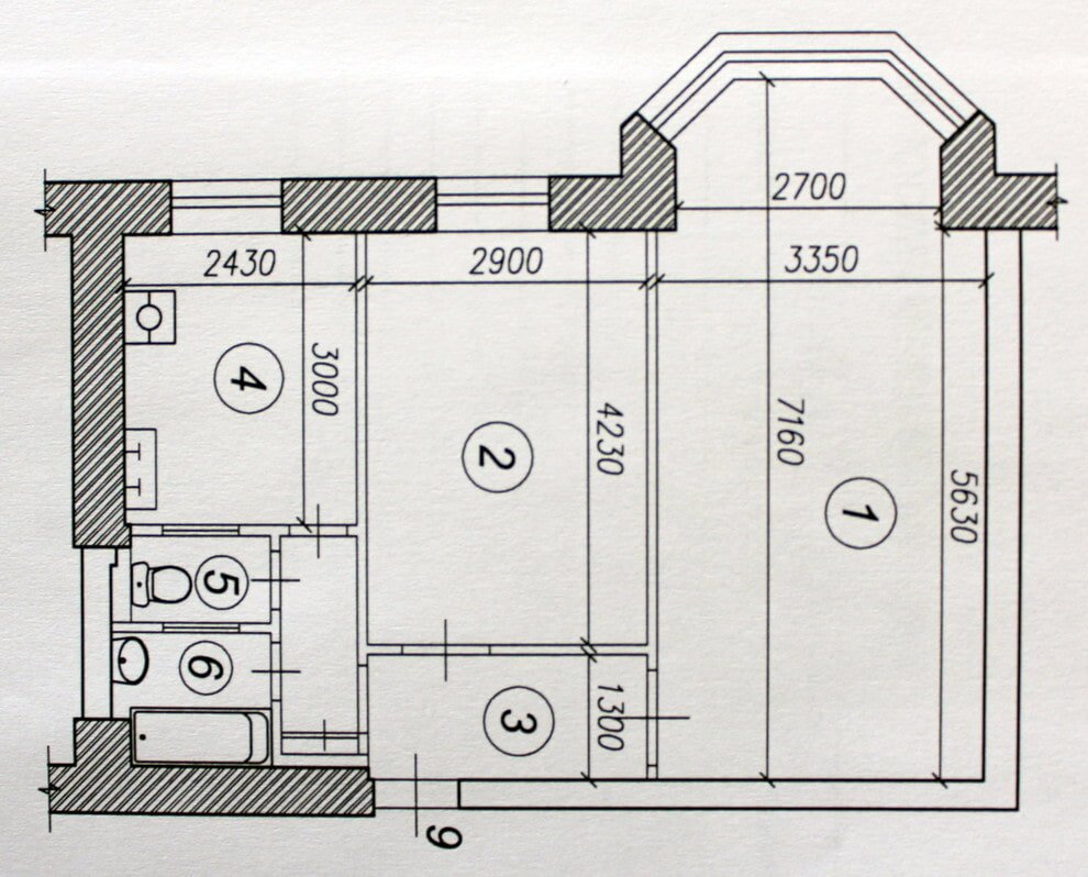 Wohnungsgrundriss