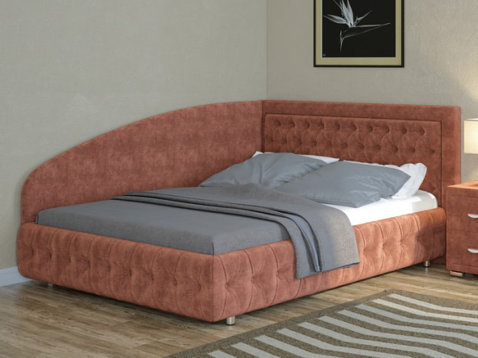 Doppel-Eckbett im Innenraum