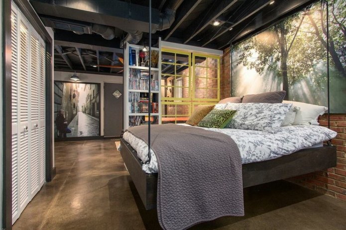 Doppelbettmodell im Loft-Stil