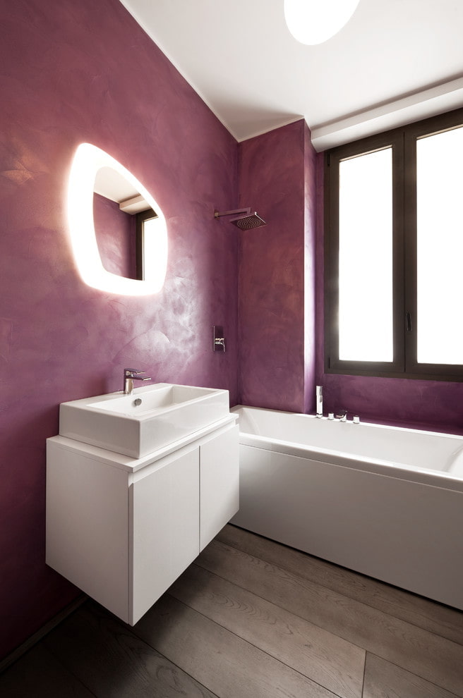 Putz im Badezimmer