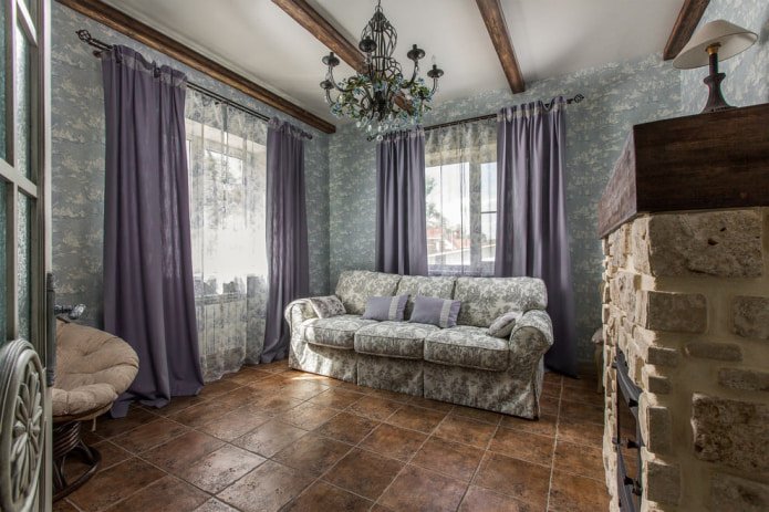 Landhaus im Wohnzimmer
