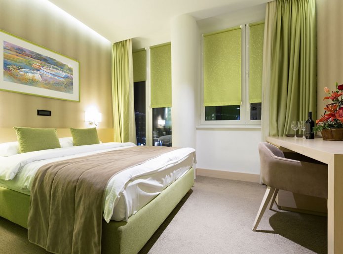 Pistazienschlafzimmer