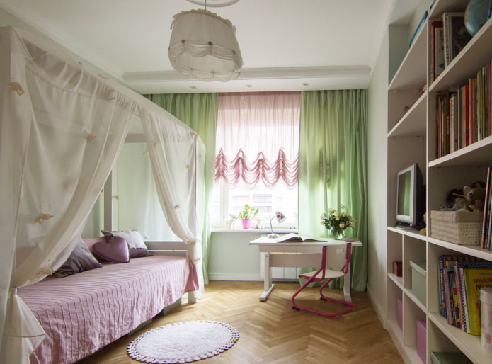 Französische Vorhänge im Kinderzimmer