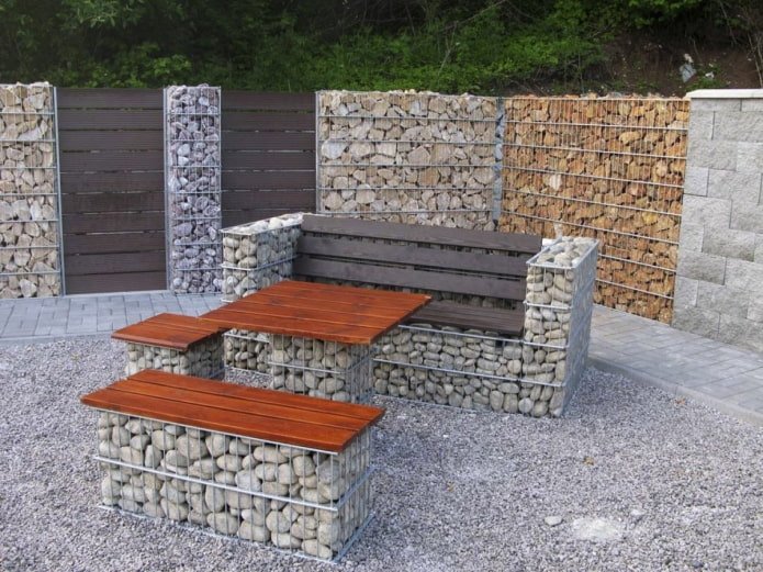 Gabionenmöbel