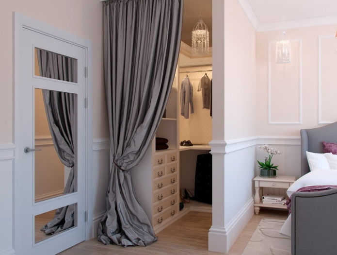 Kleiderschrankdesign im Schlafzimmer