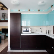 Blaue Farbe im Innenraum: Kombinationen, Design-Ideen, 67 Fotos-0