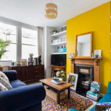 Wie dekoriert man ein Interieur in Senffarbe?-1
