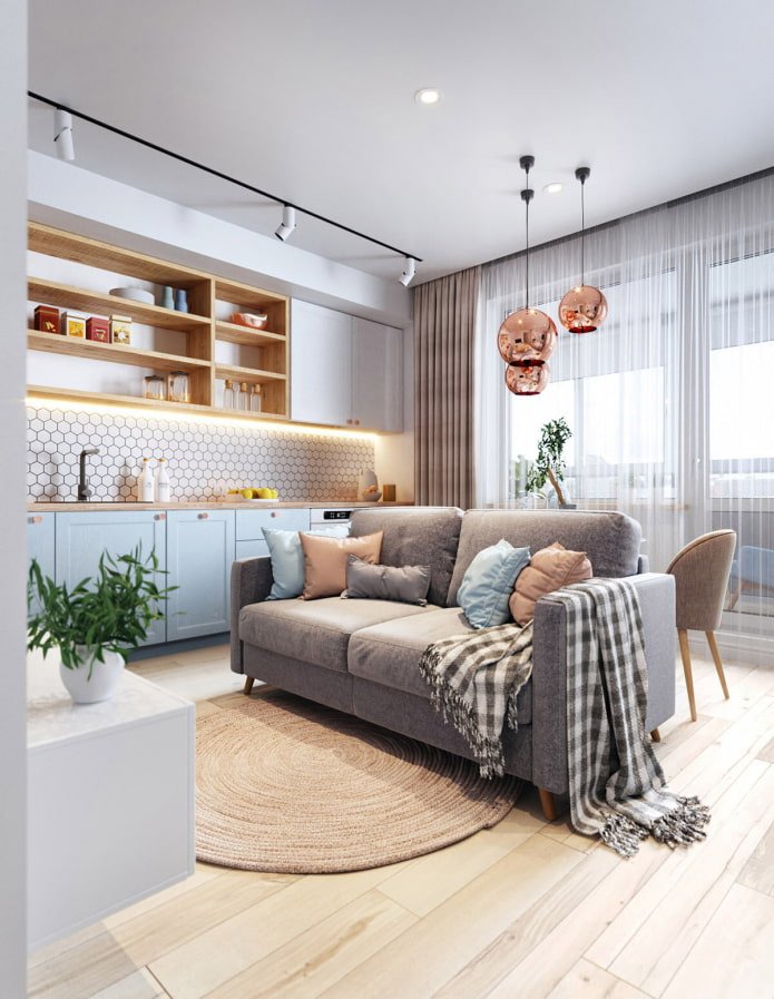 Küche-Wohnzimmer