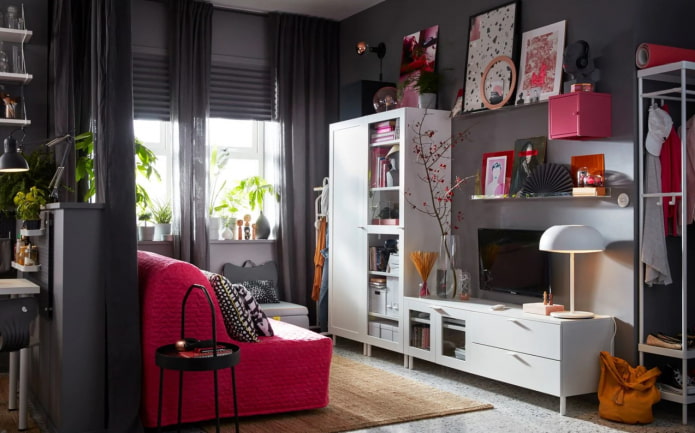 ikea dunkles wohnzimmer