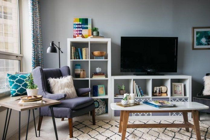 ikea kallax unter dem fernseher