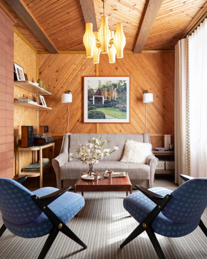 traditionelles Wohnzimmerdesign
