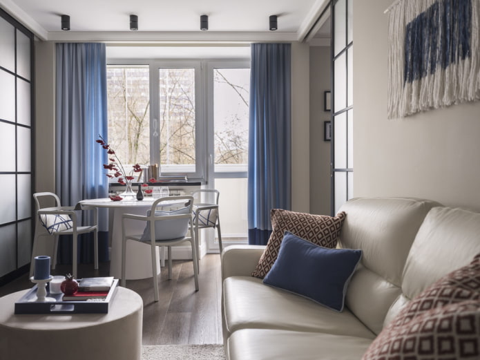 Grundriss des Flur in einer Chruschtschowka-Wohnung
