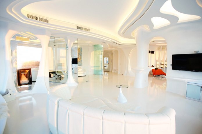 Fließboden im Wohnzimmer