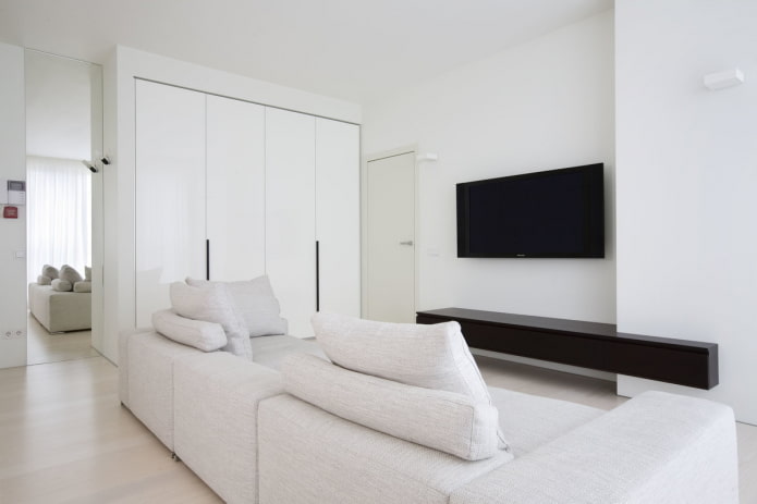 Wohnzimmermöbel im minimalistischen Stil