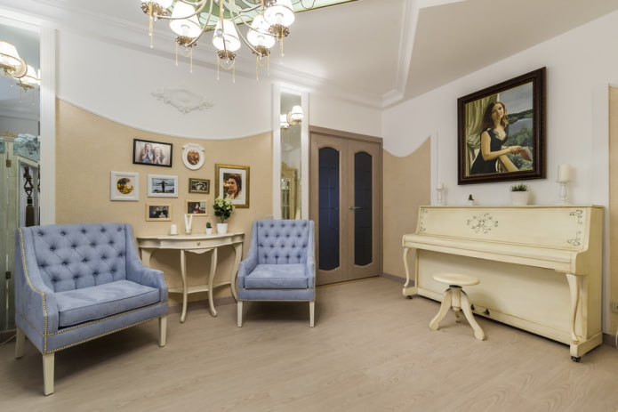 Beigetöne im Wohnzimmer
