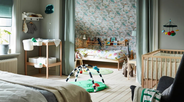 Vorhänge im Kinderzimmer