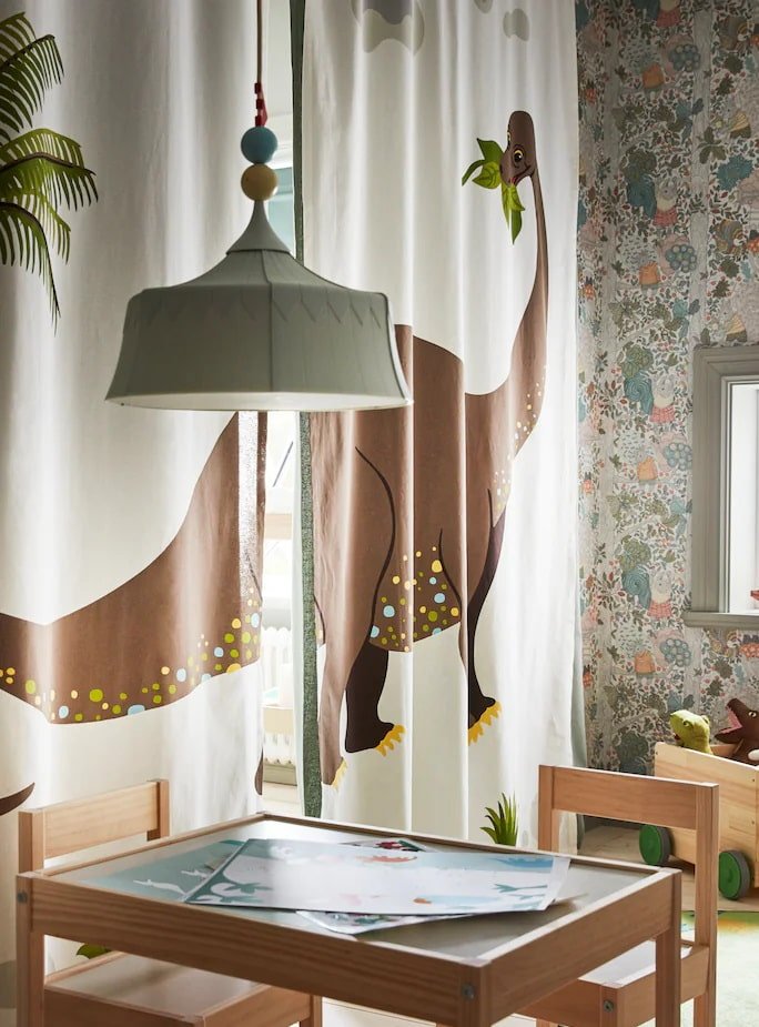 IKEA Vorhänge Raumaufteilung