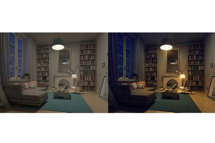 Lichtsteuerung durch Lichtsensoren