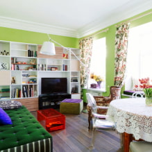 Wie gestaltet man das Wohnzimmer in einem Privathaus?-0