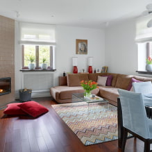 Wie gestaltet man das Wohnzimmer in einem Privathaus?-2