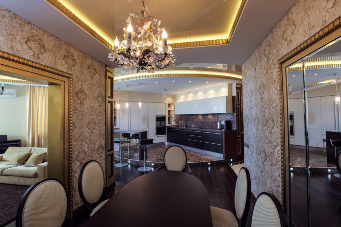 Esszimmer im Art-Deco-Stil
