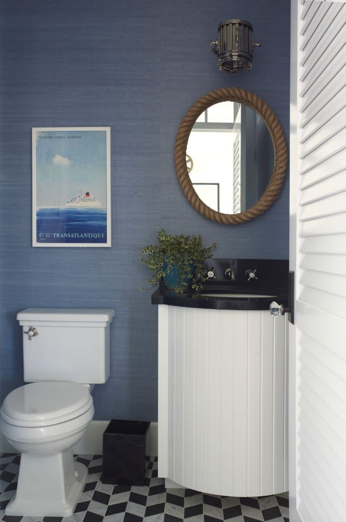 Marine-Stil im Badezimmer