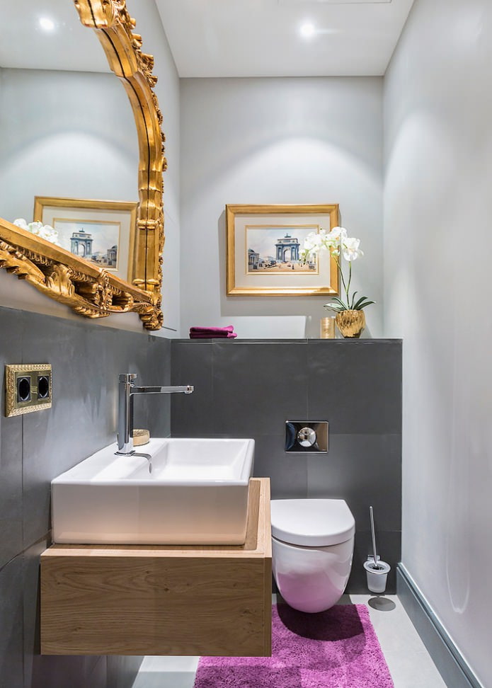 Graues Badezimmer streichen
