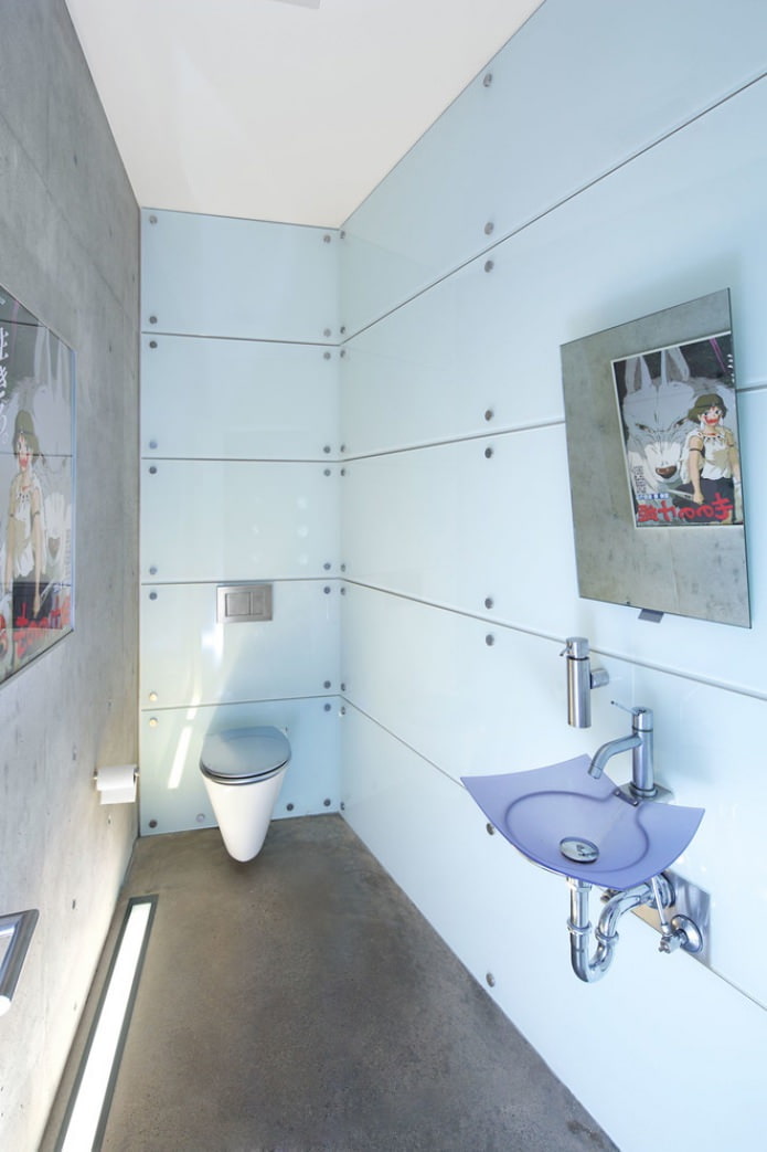 Selbstnivellierender Boden im Badezimmer