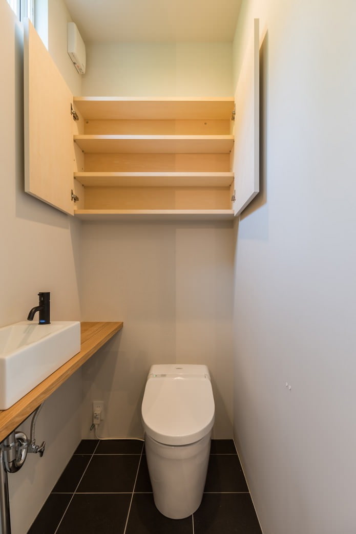 Wandschrank in offener Form