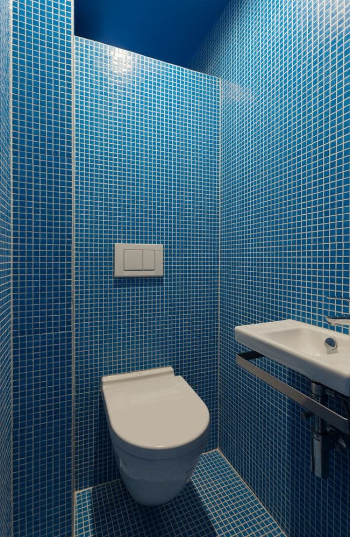 Blaues Mosaik