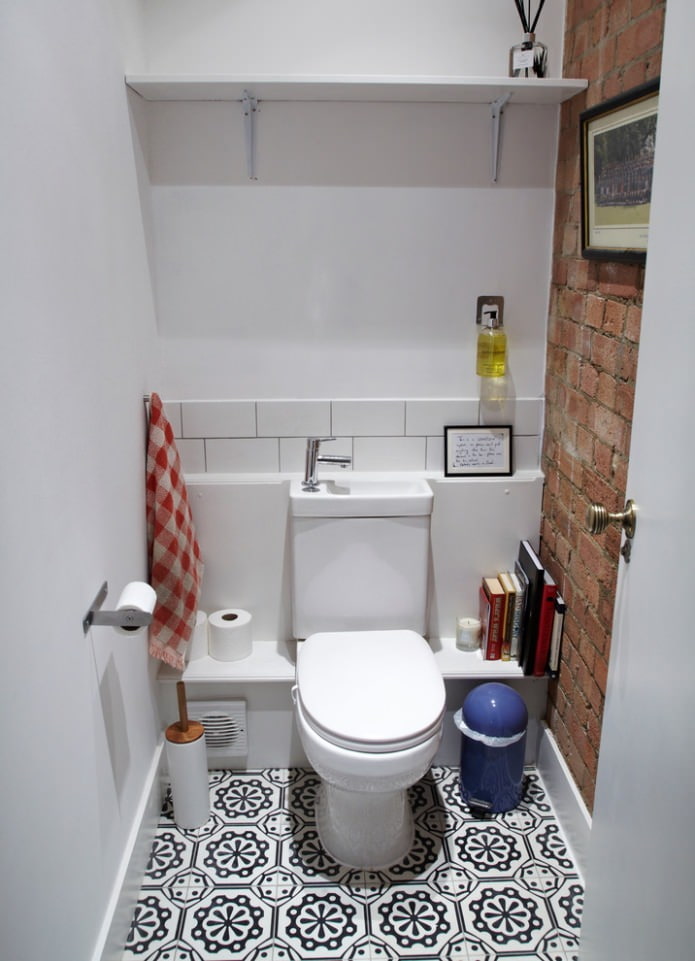 Loft-Stil Toilette