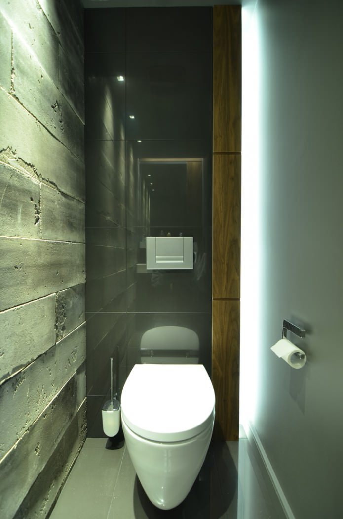 Loft-Stil Toilette
